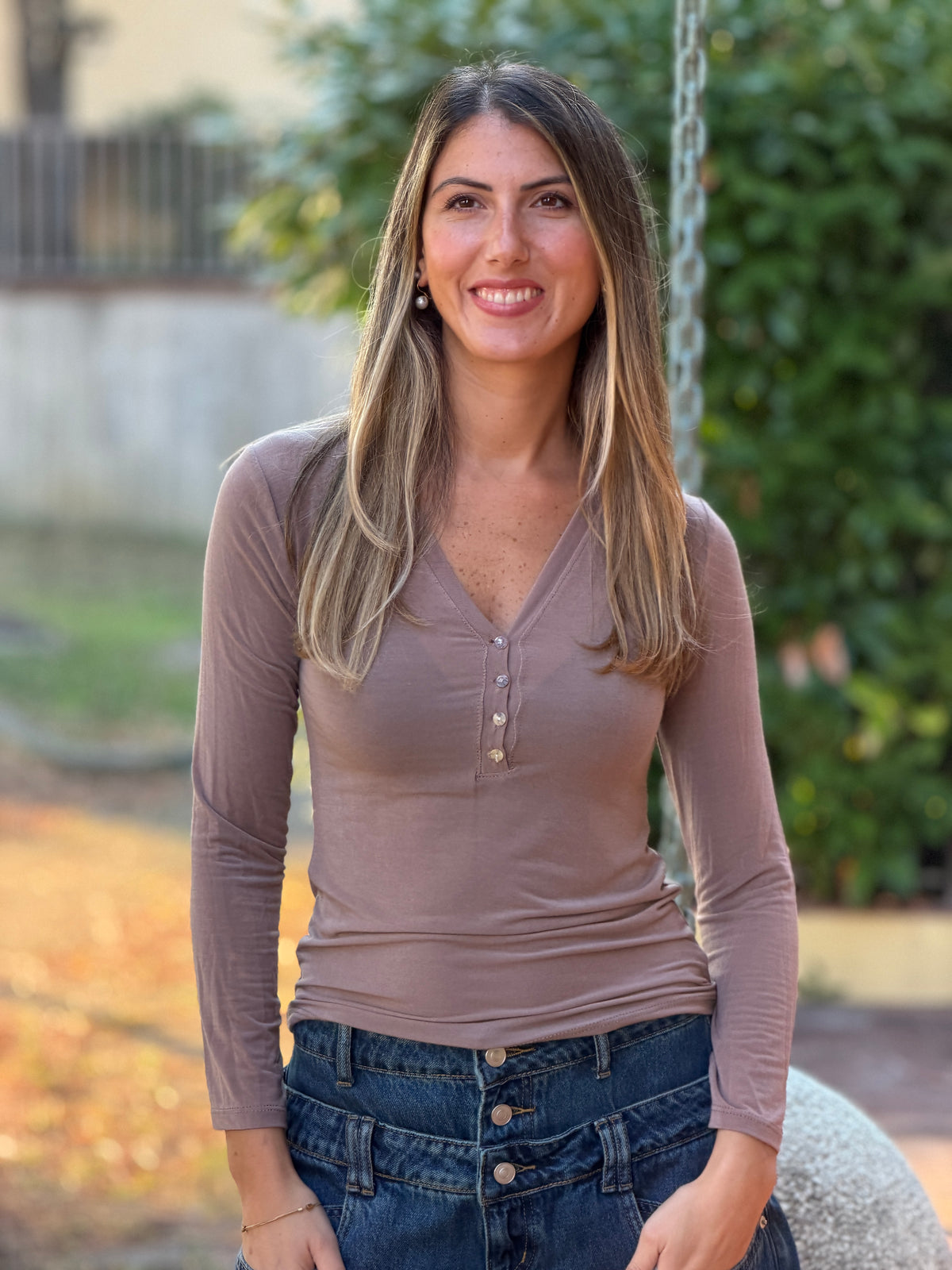 Maglia Cashmere Bottoni