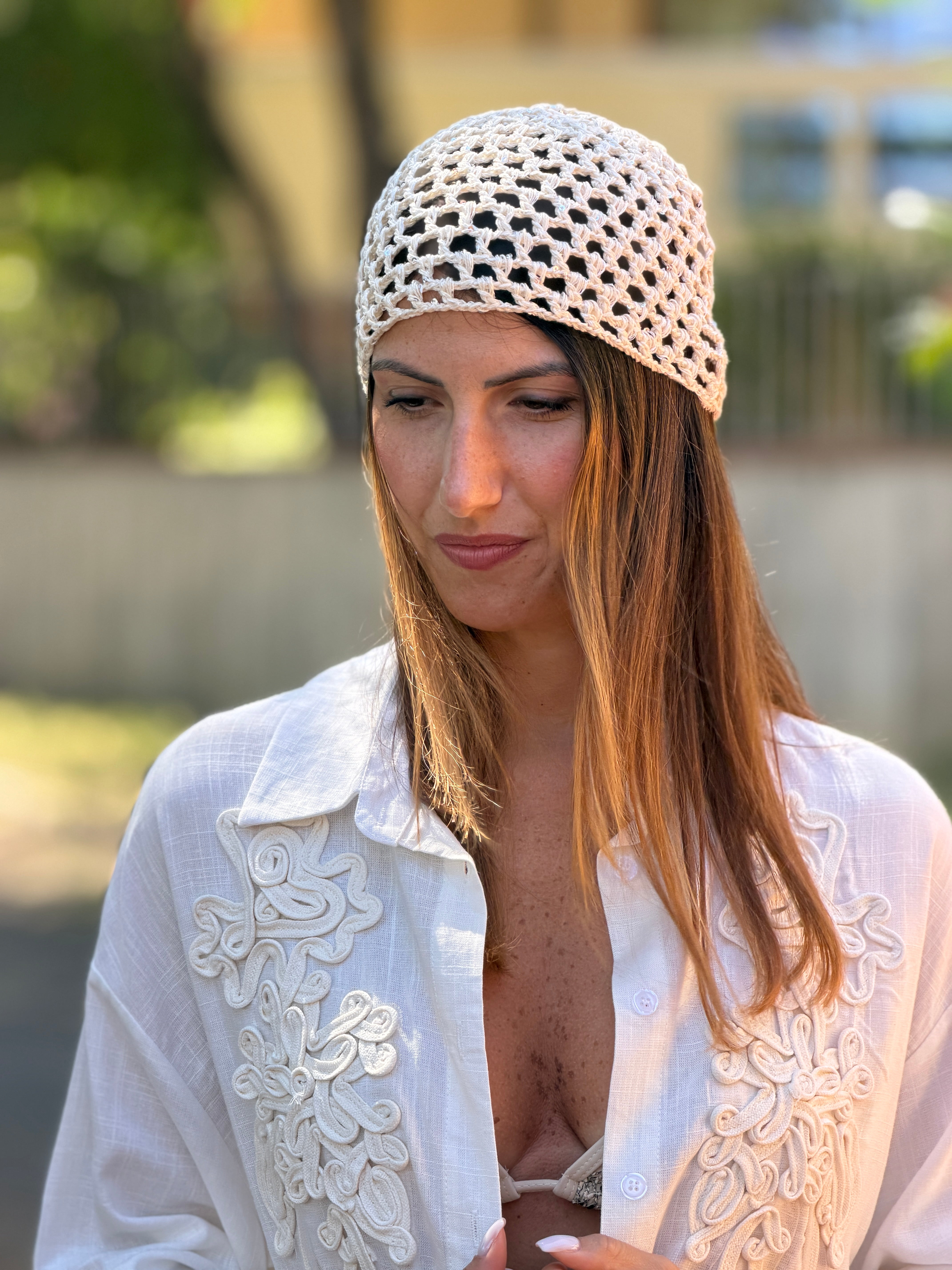 Cuffia Macramè