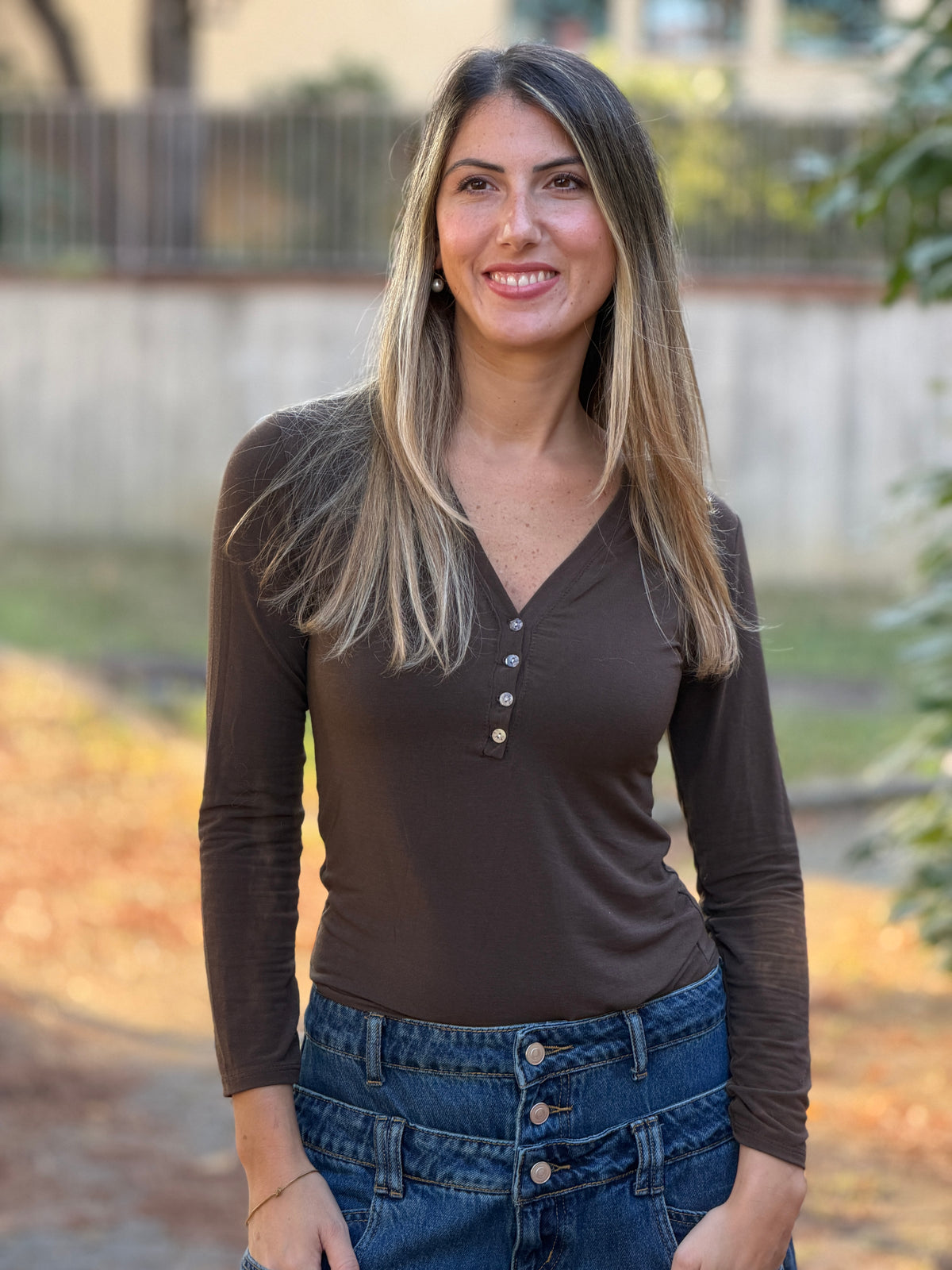 Maglia Cashmere Bottoni
