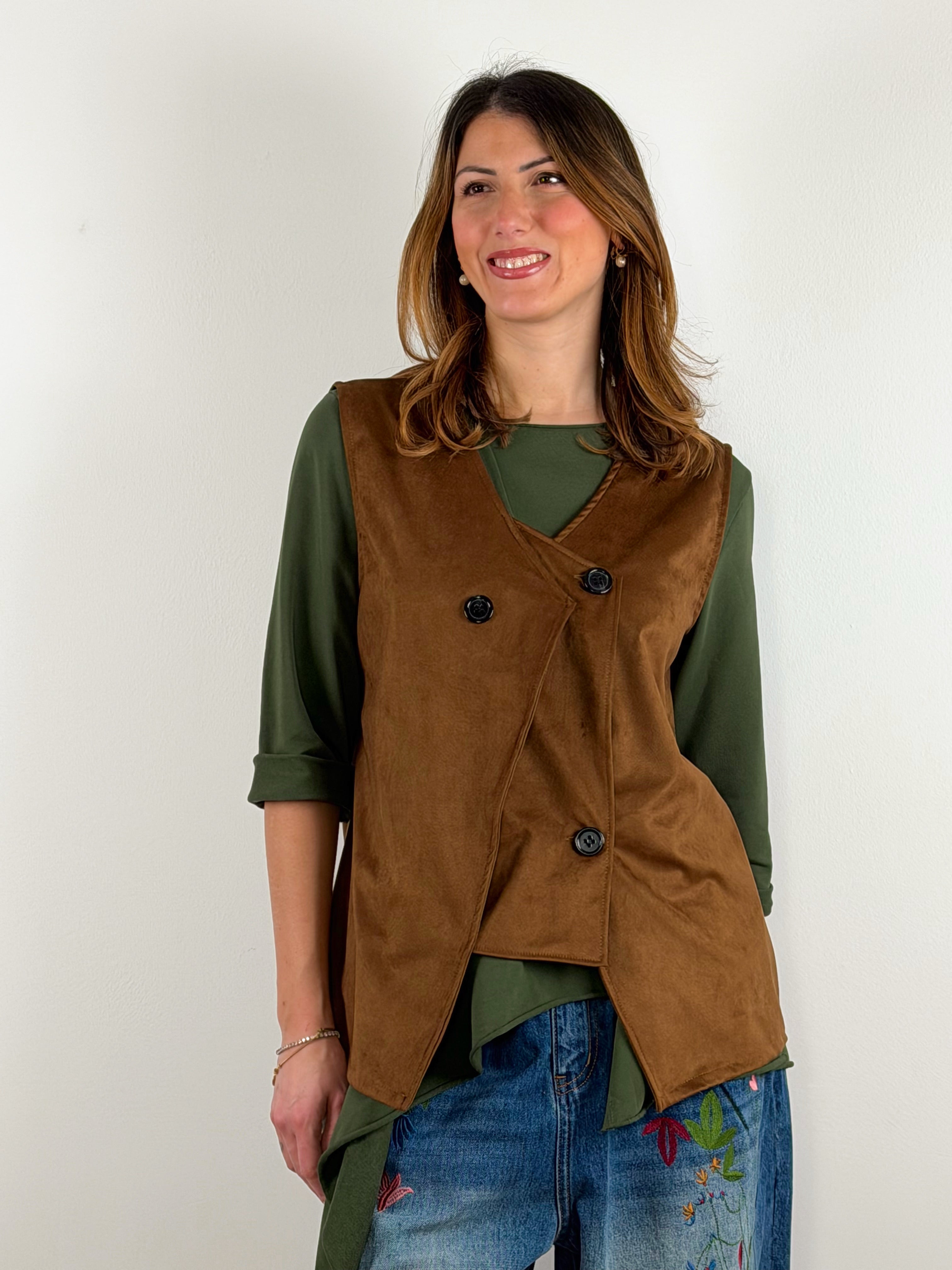 Gillet 158 Scamosciato