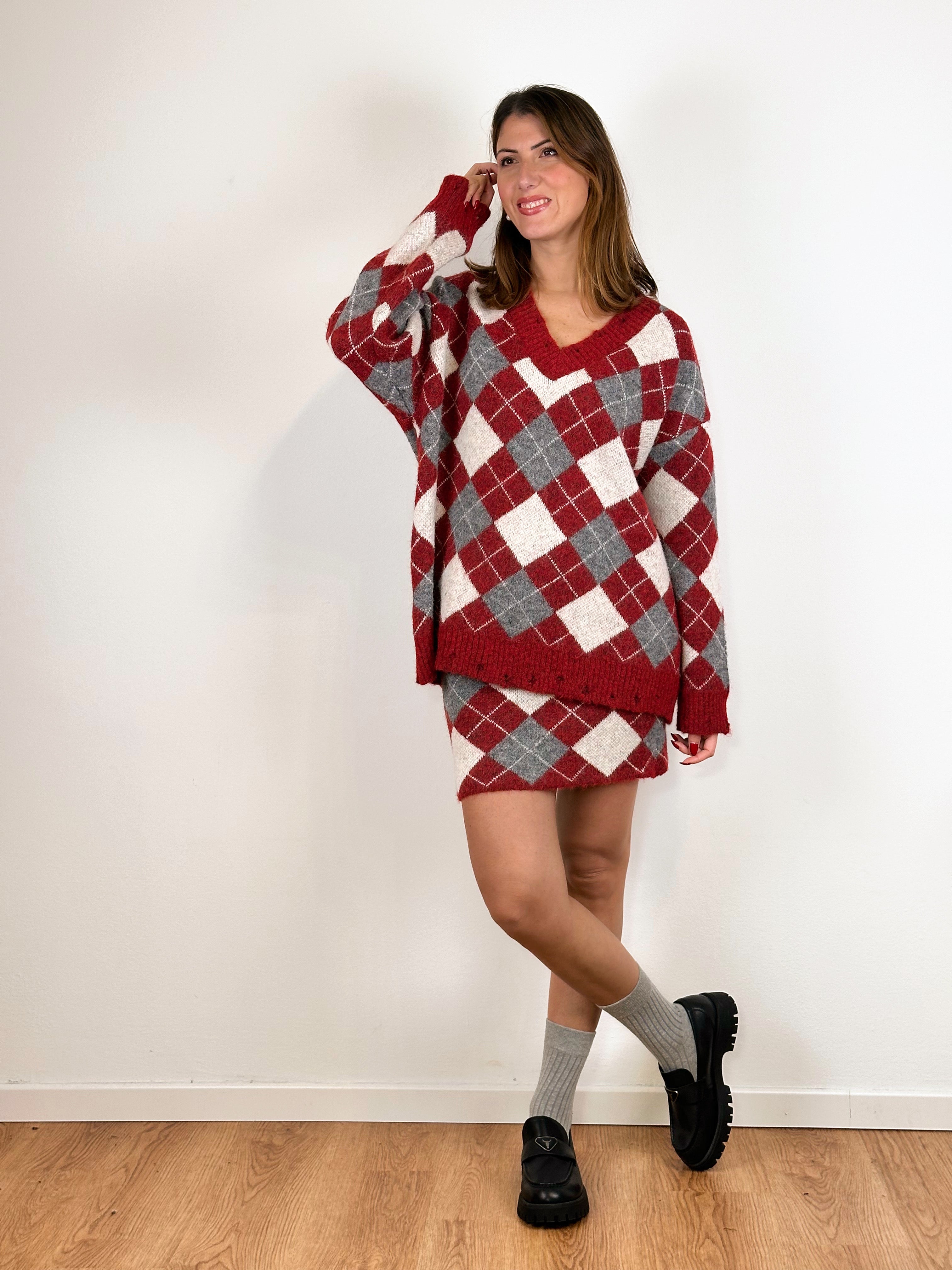 Coordinato Monique Tartan