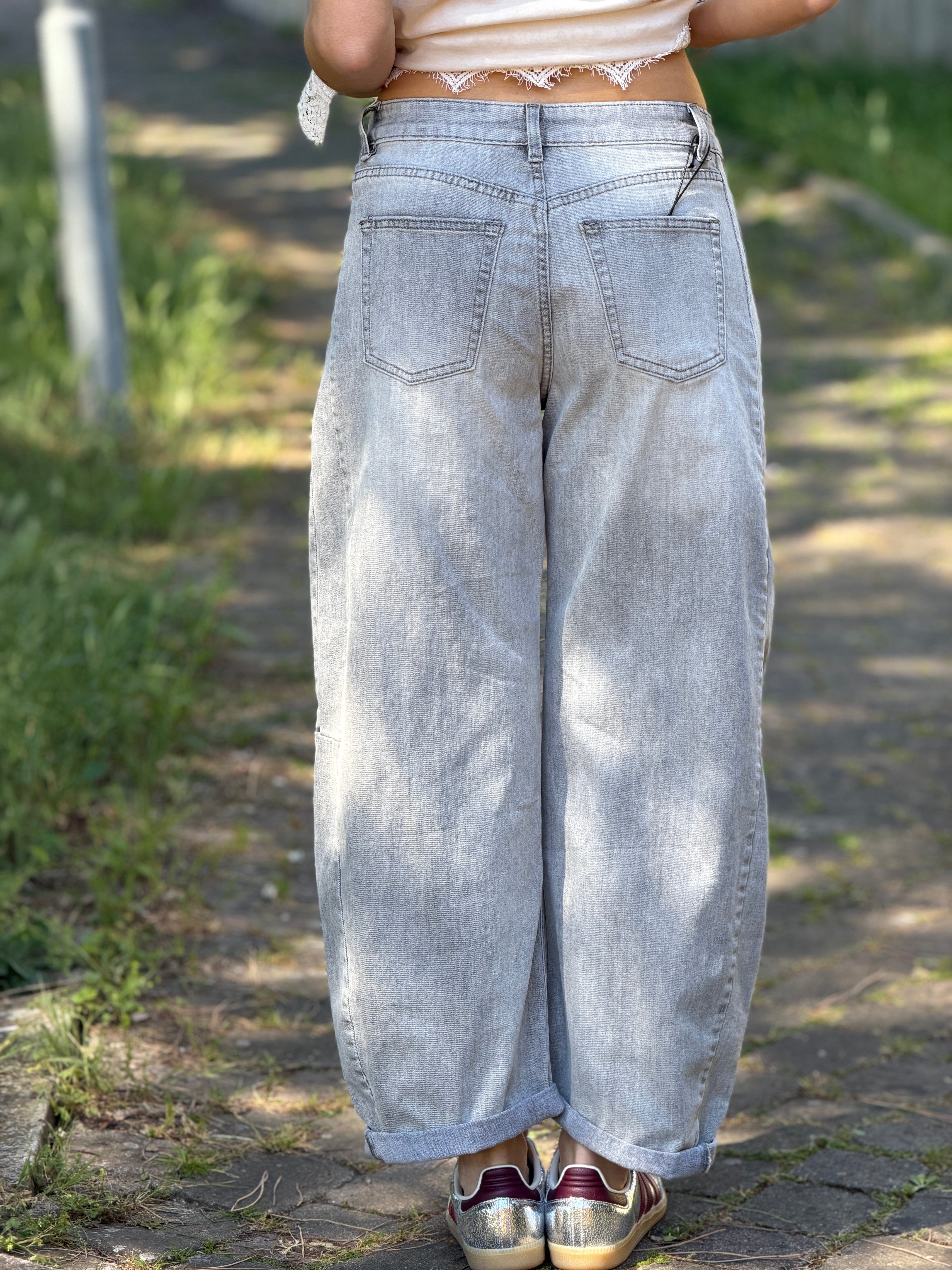Jeans Balloon Grey