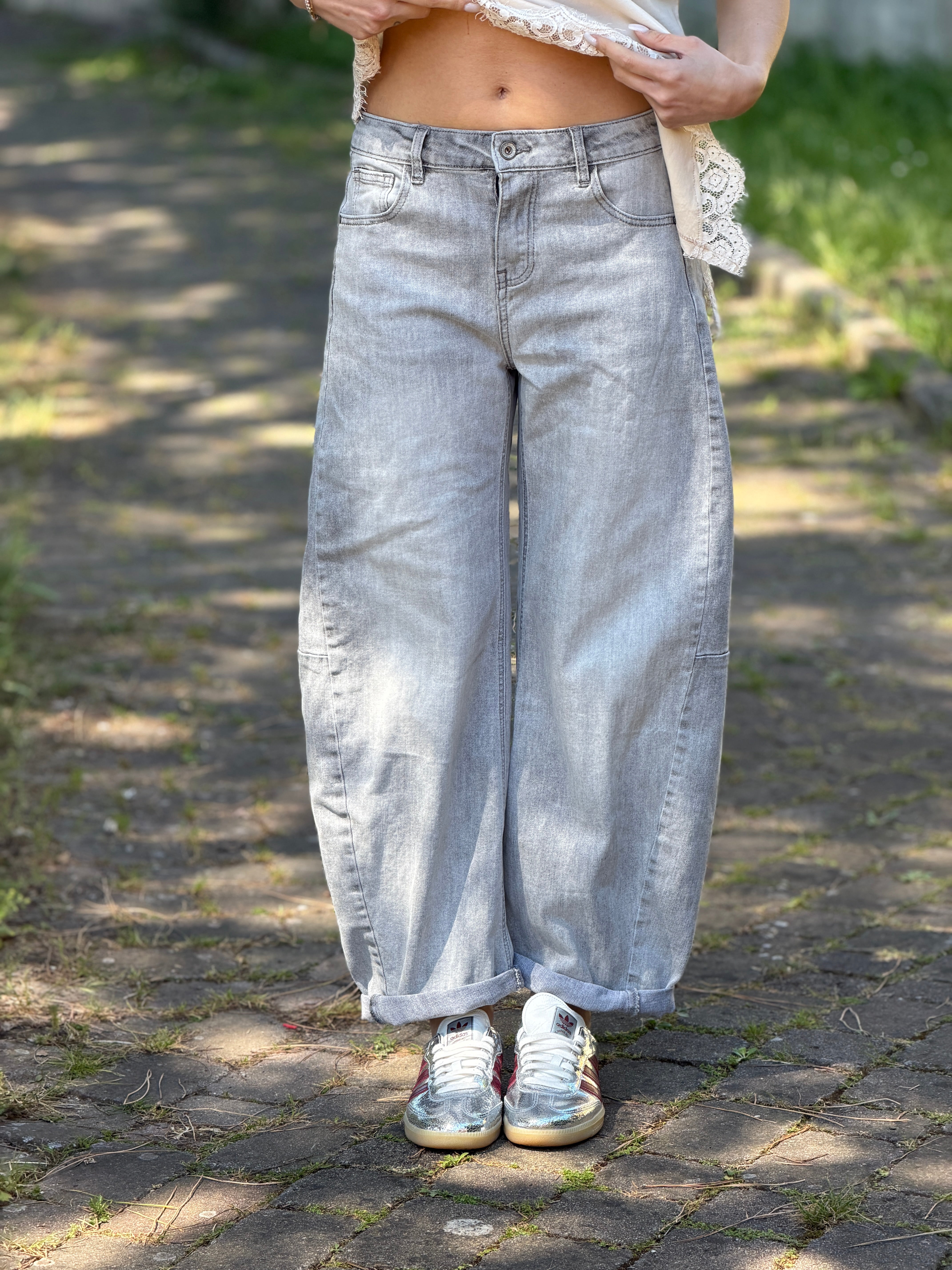 Jeans Balloon Grey