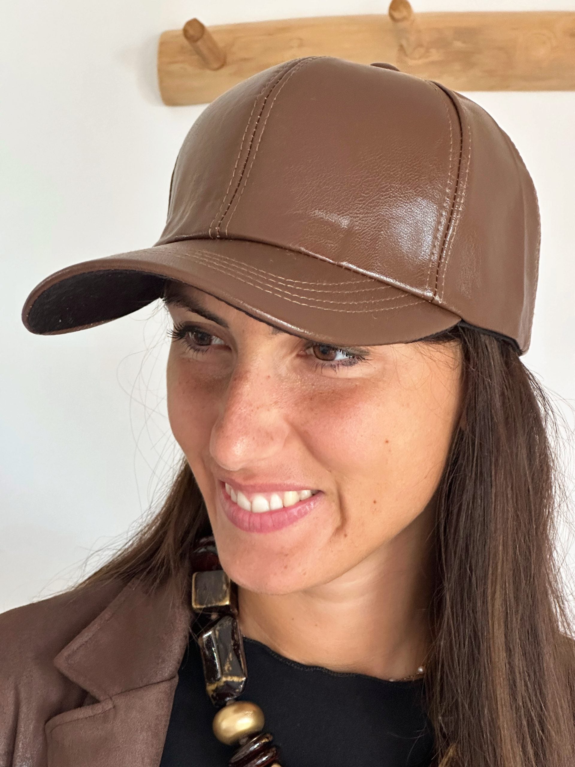 Cappello Baseball Ecopelle
