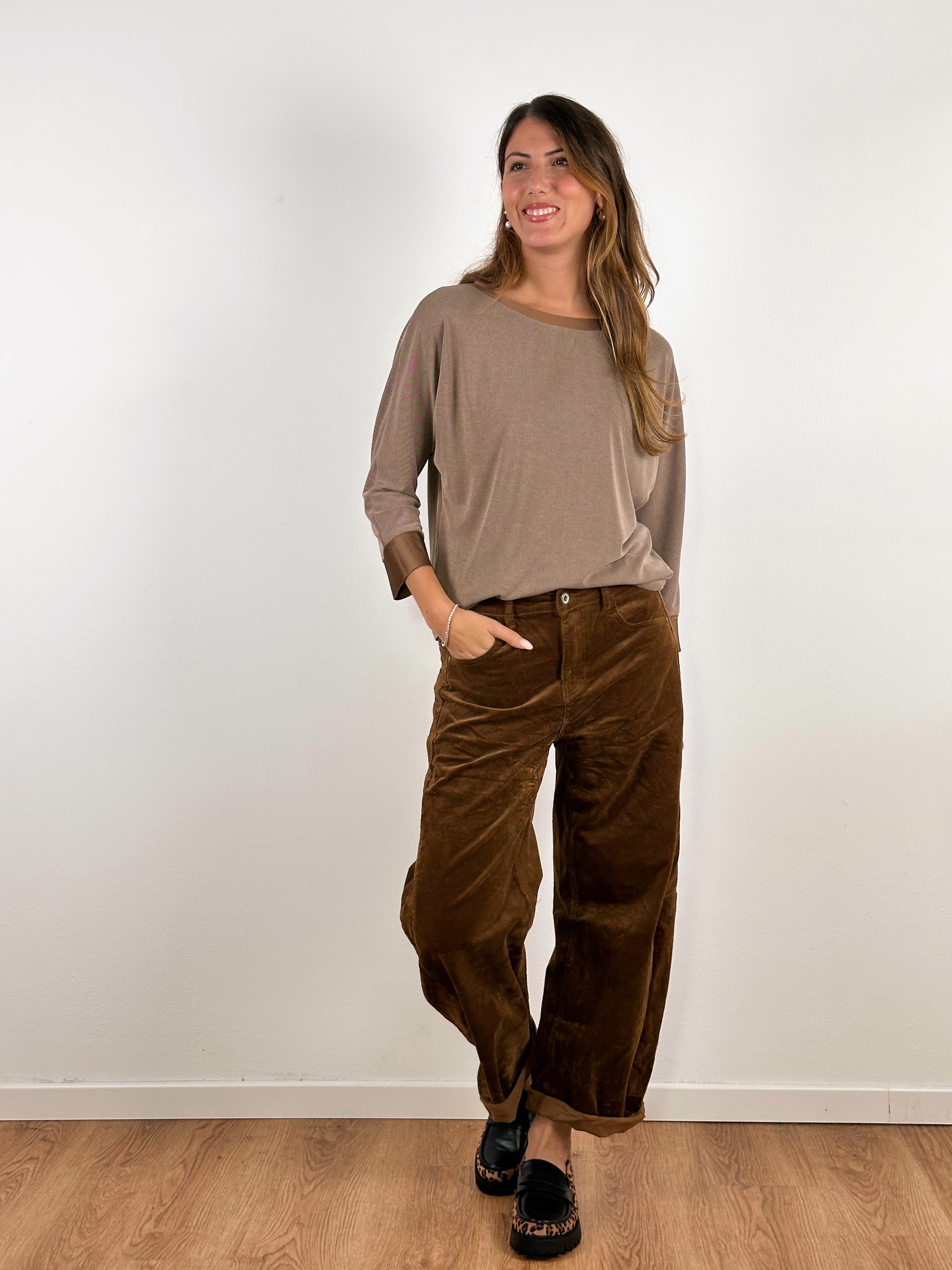 Pantalone Velluto Balloon