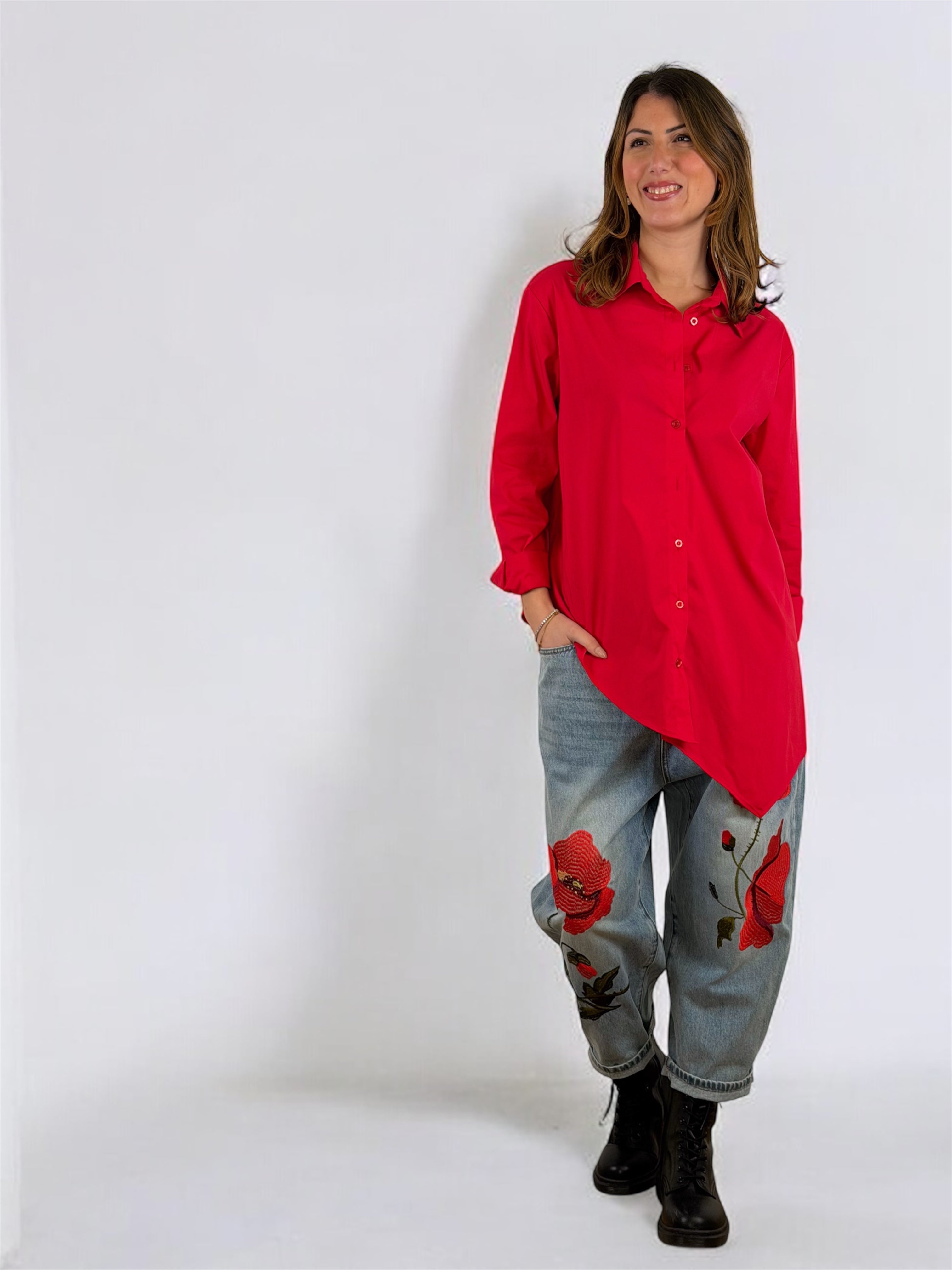 Camicia Sun Milk Red