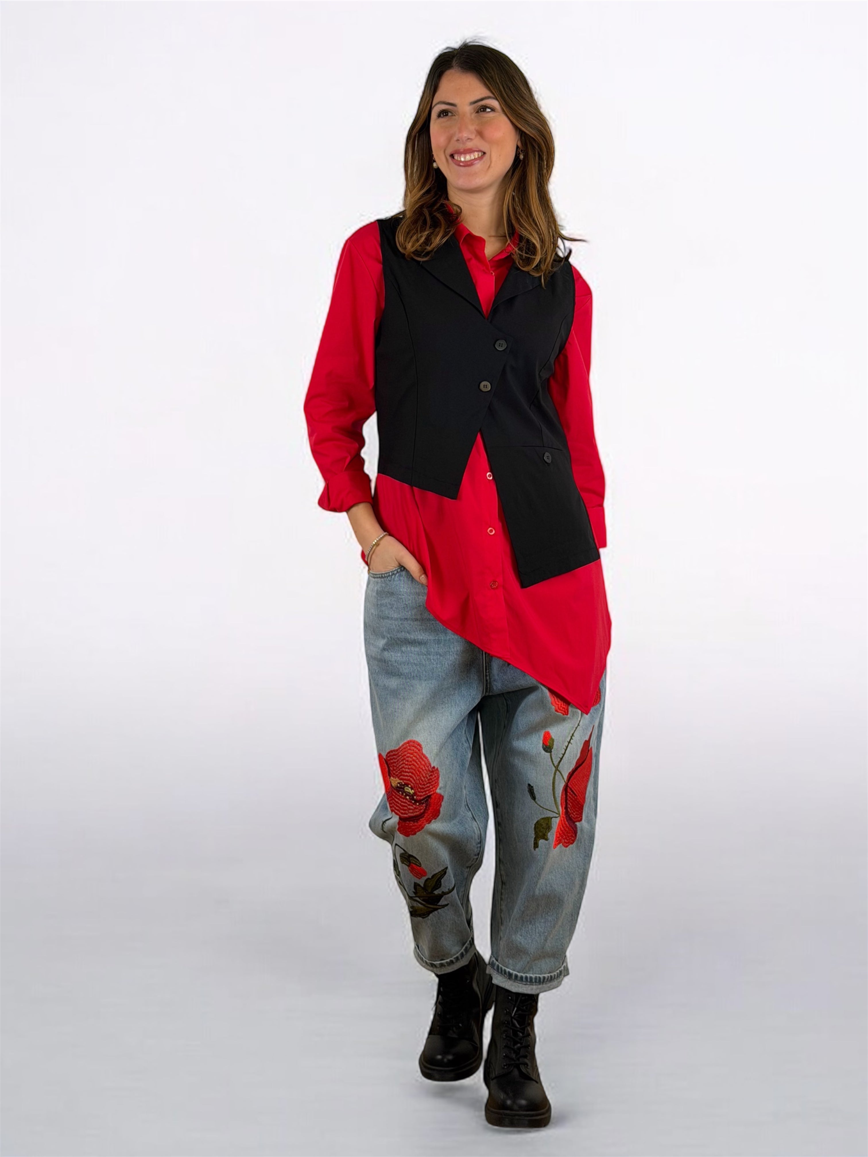 Camicia Sun Milk Red