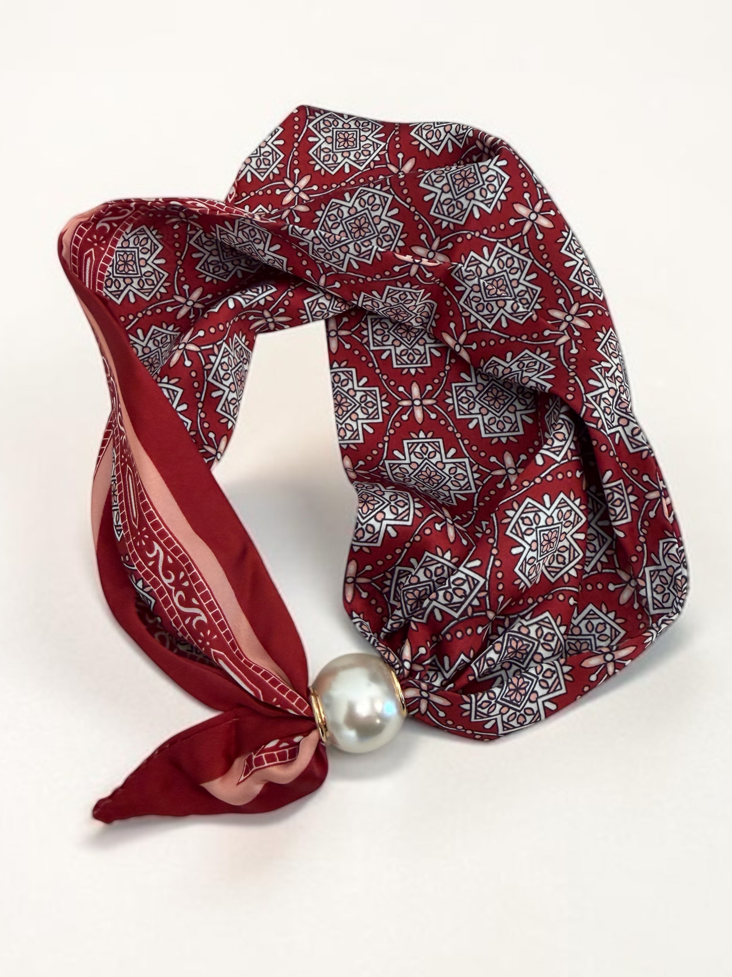 Girocollo Foulard a Clip