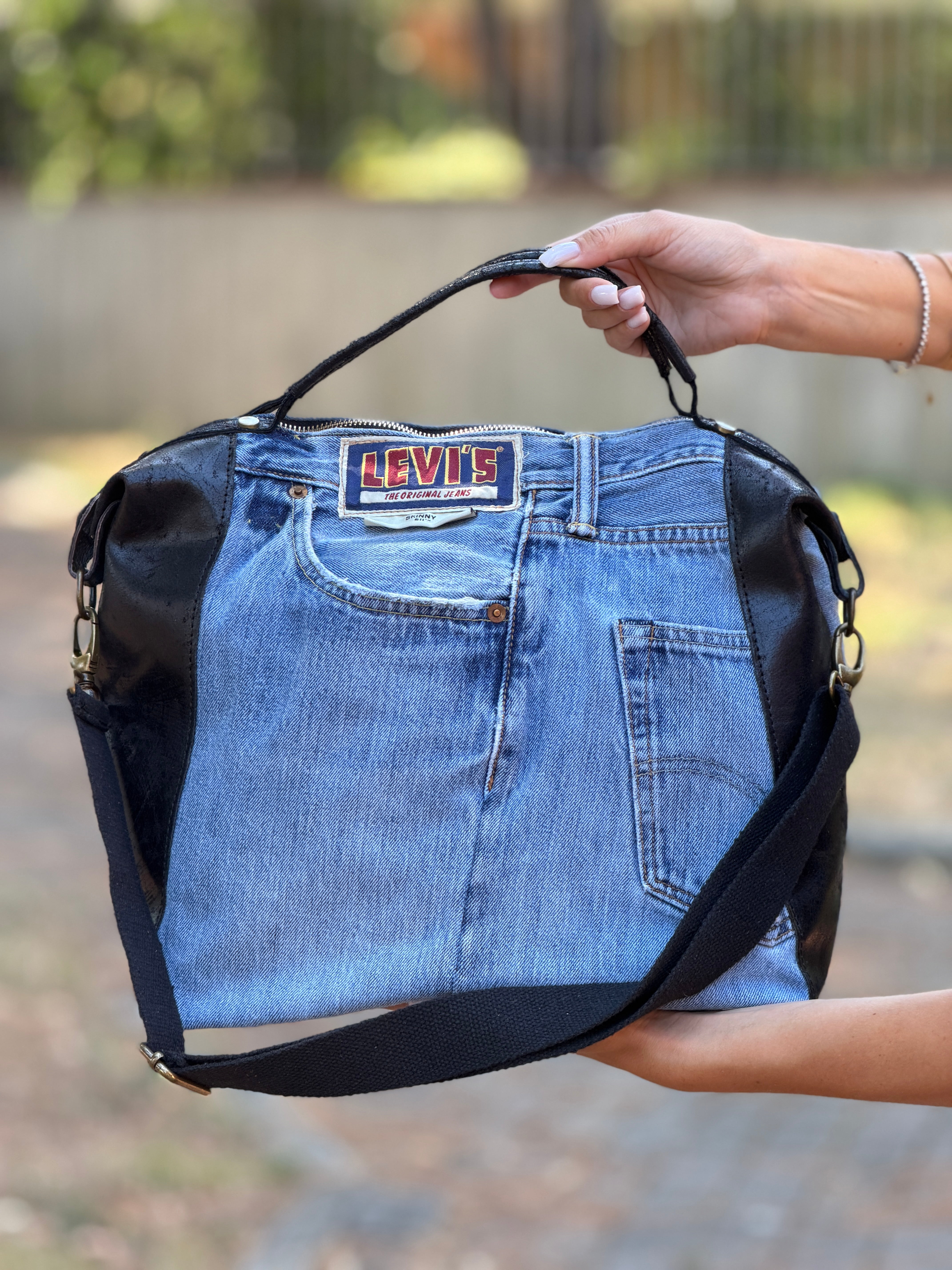 Borsa Denim Pelle 2.0