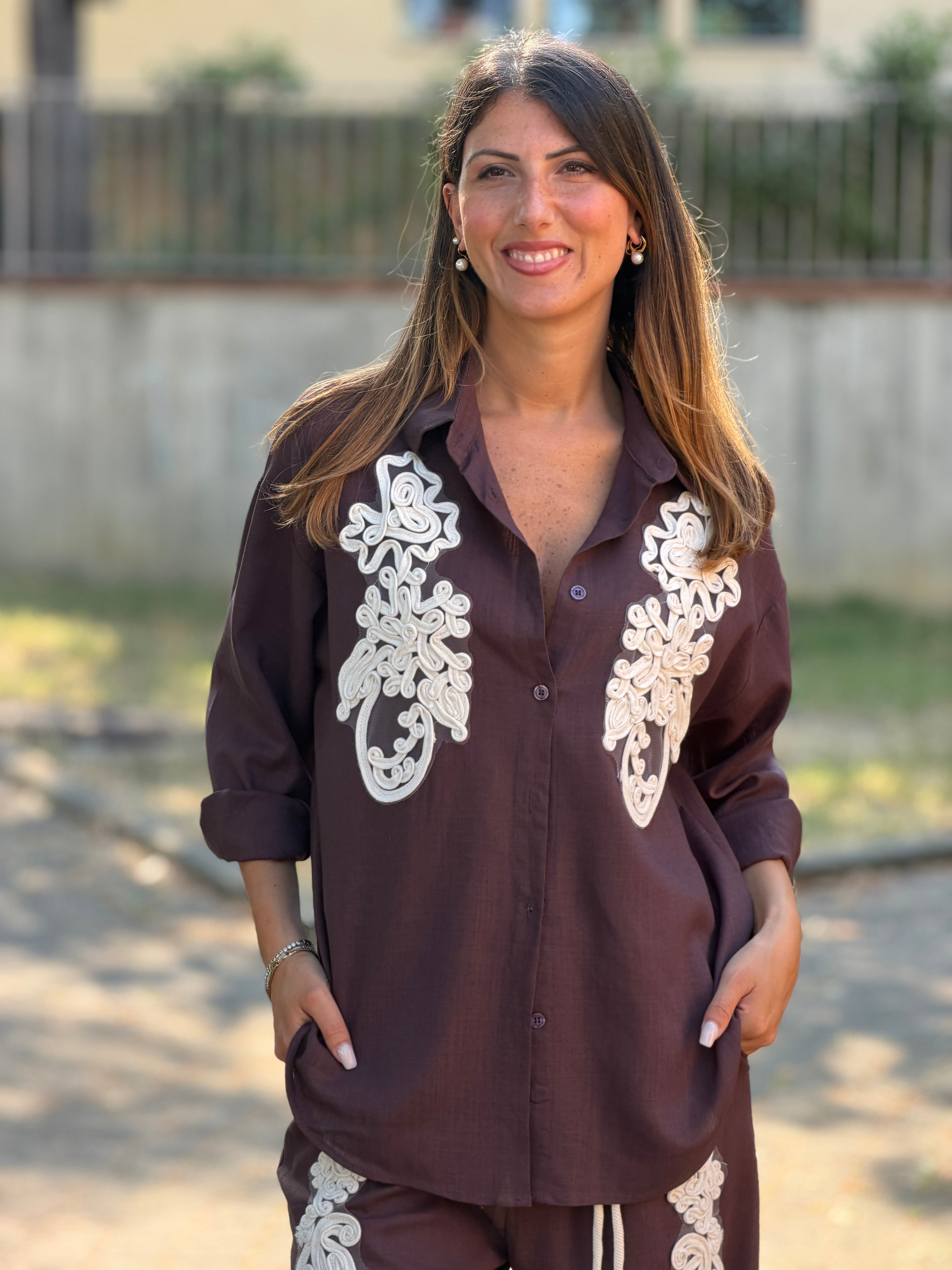Camicia Macramè