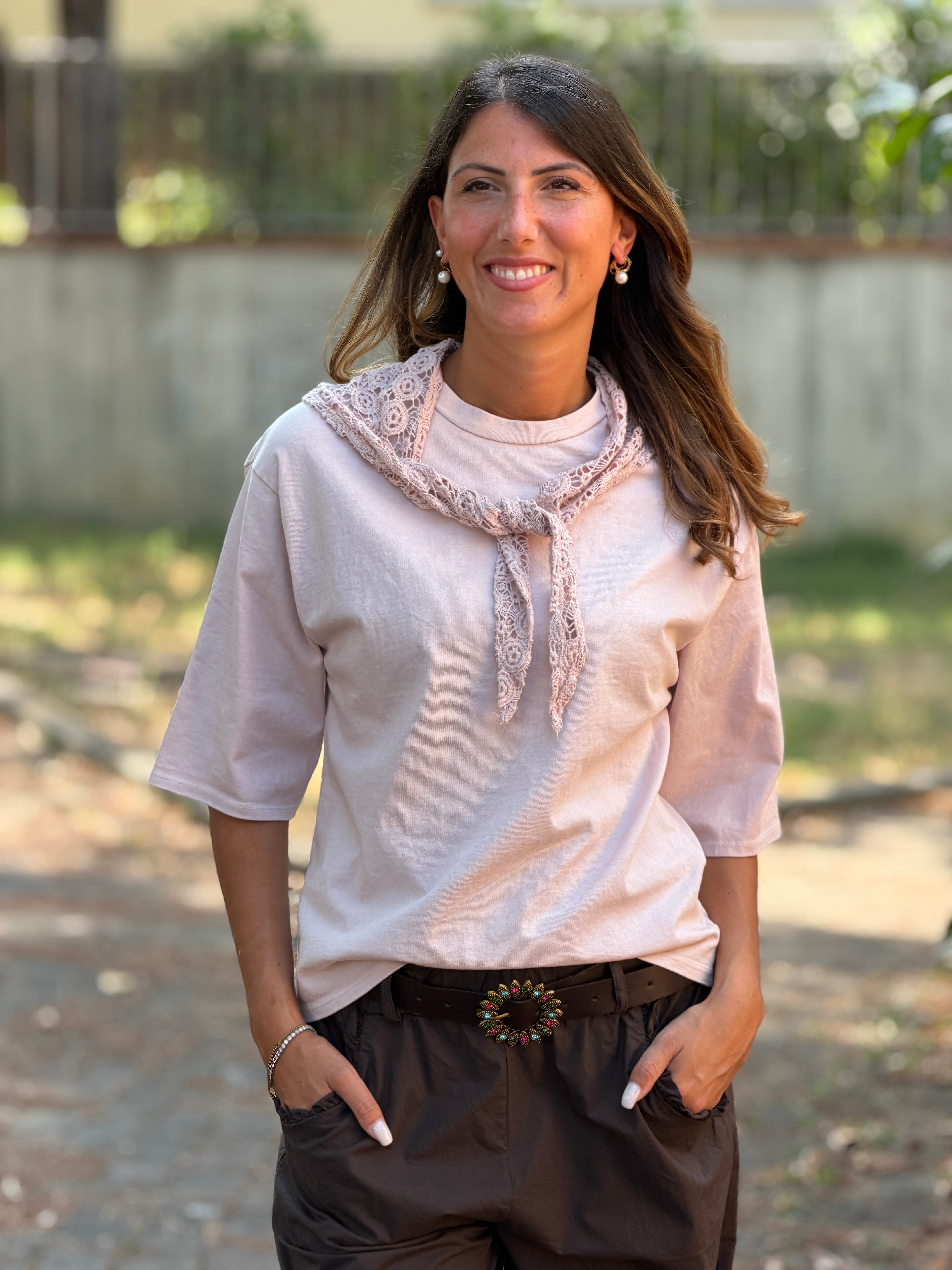 T-shirt Foulard