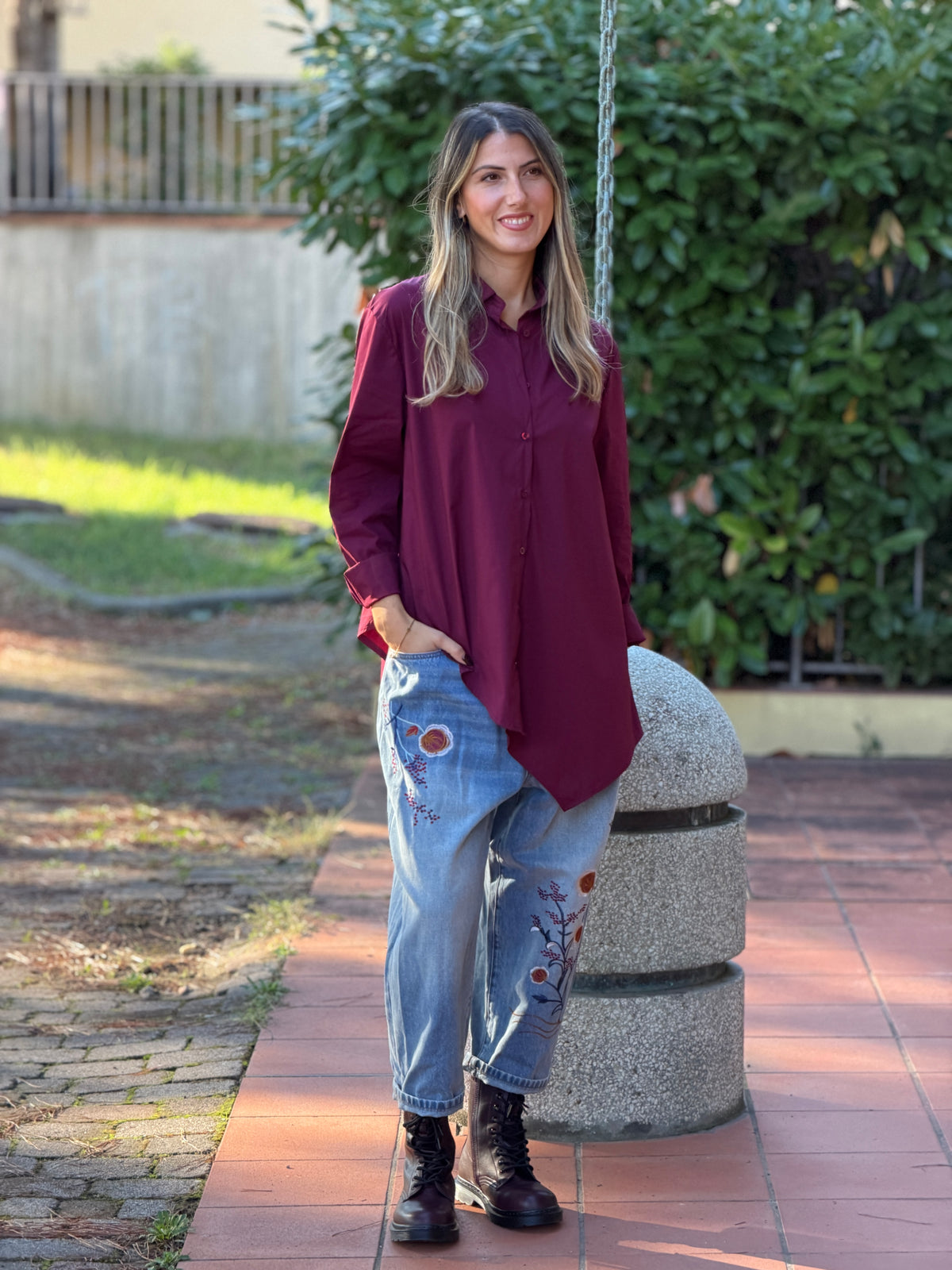 Camicia Sun Milk Wine