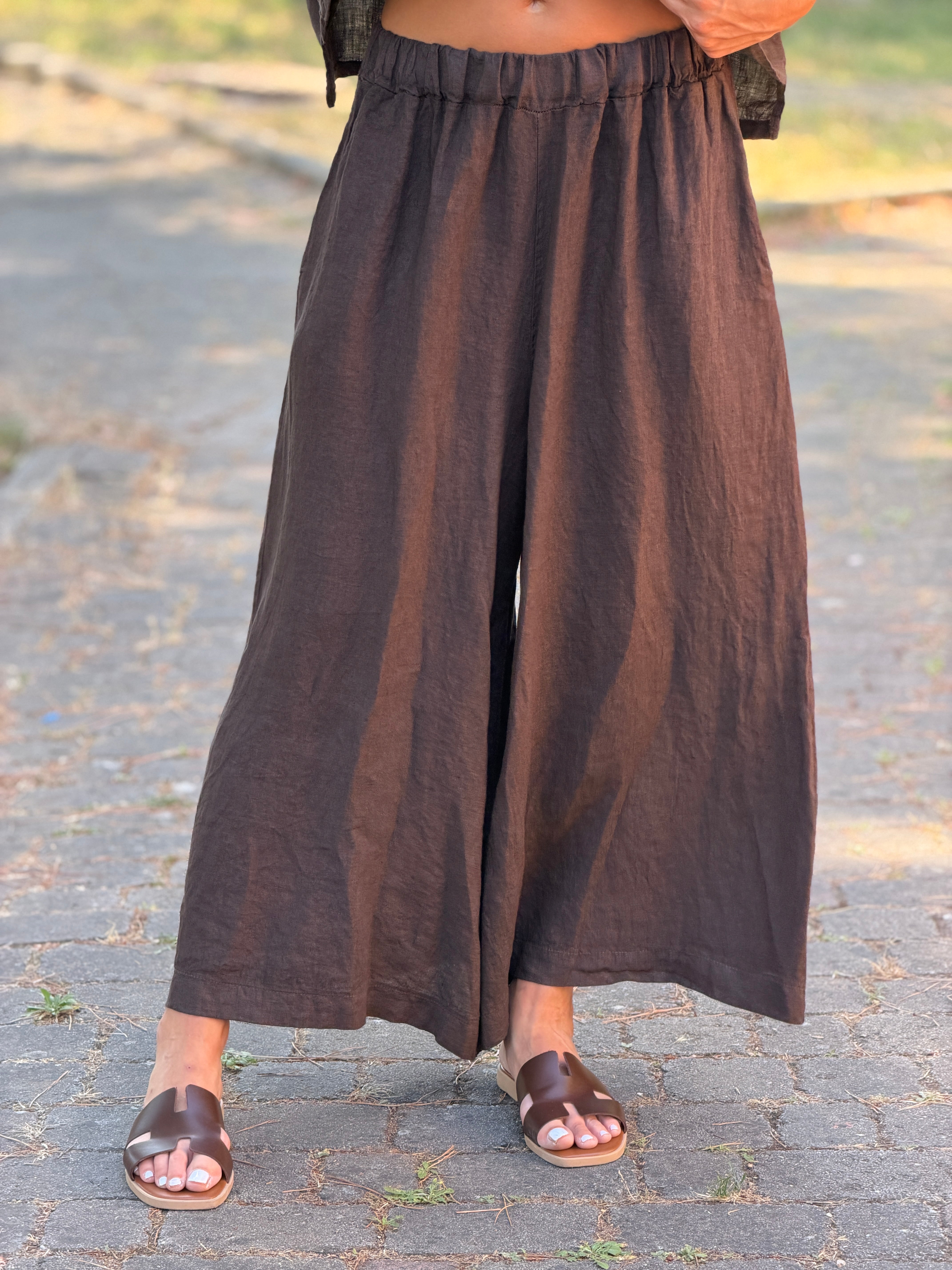 Pantalone Sun Lino Palazzo