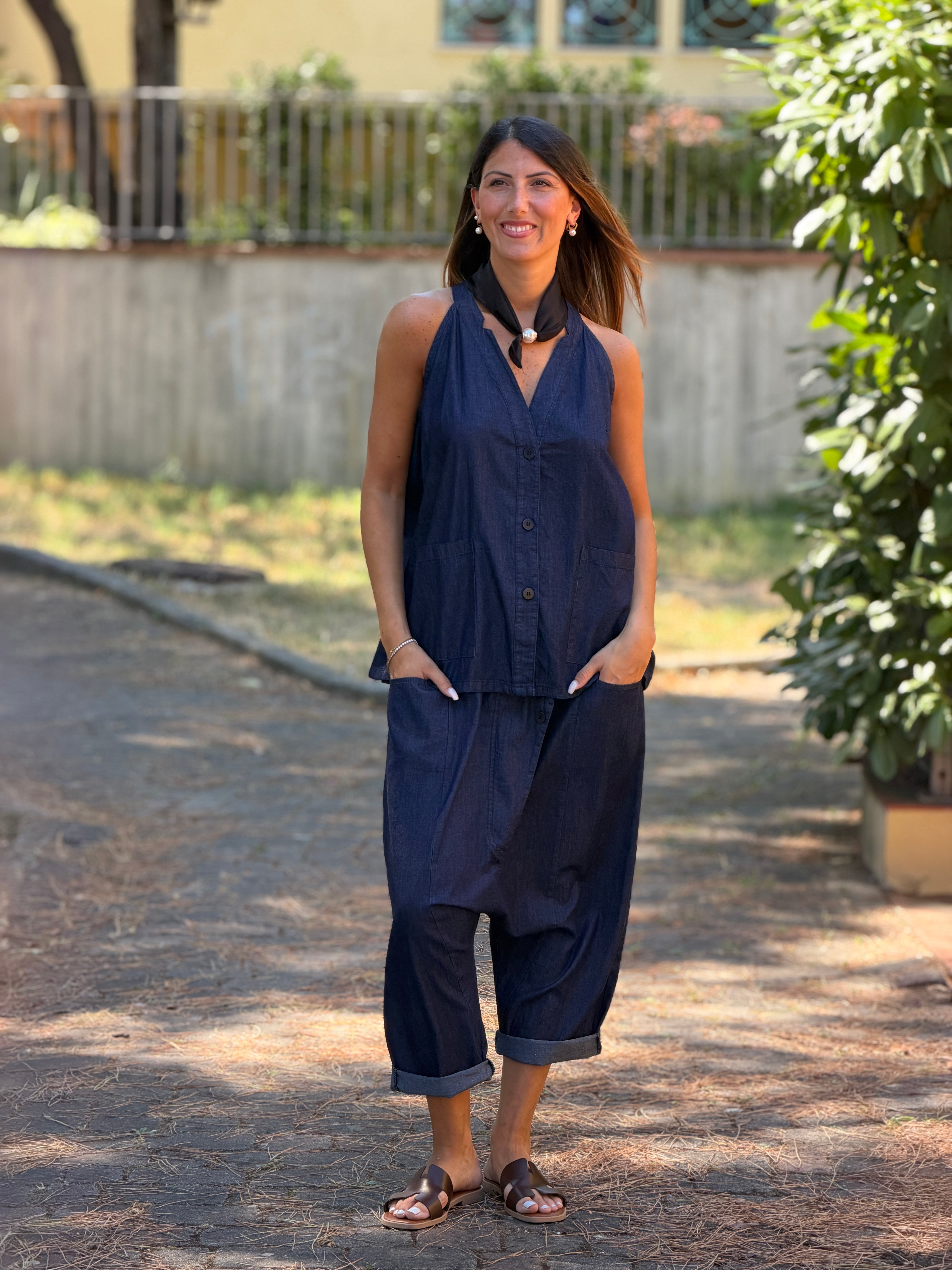Pantalone Sun Chambray