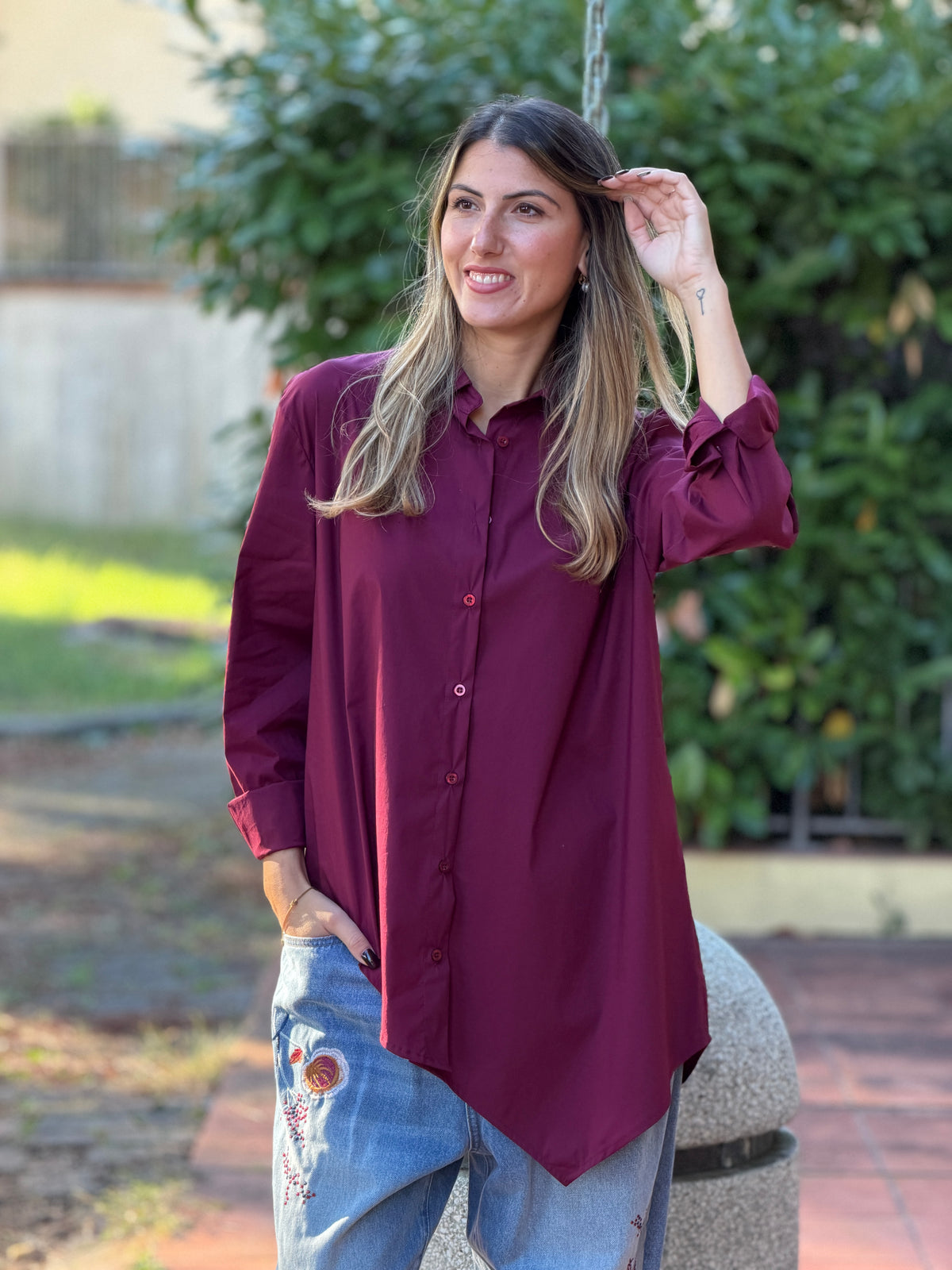 Camicia Sun Milk Wine