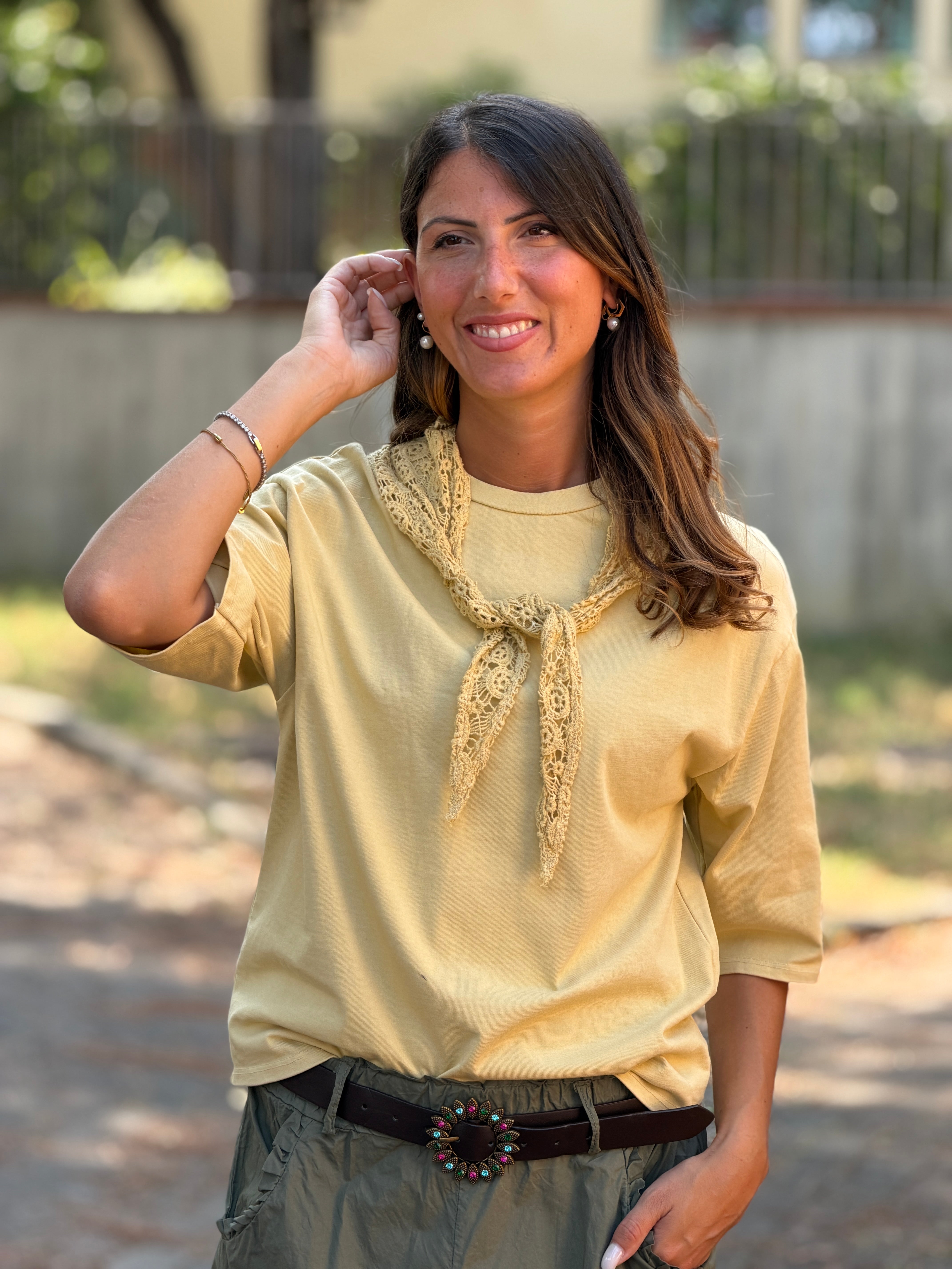 T-shirt Foulard