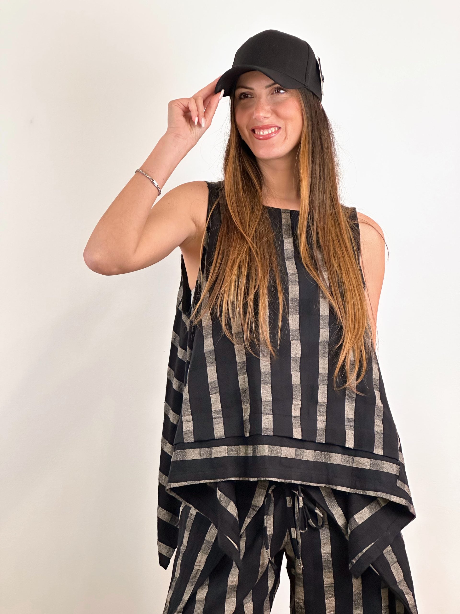 Cappello Baseball Tela