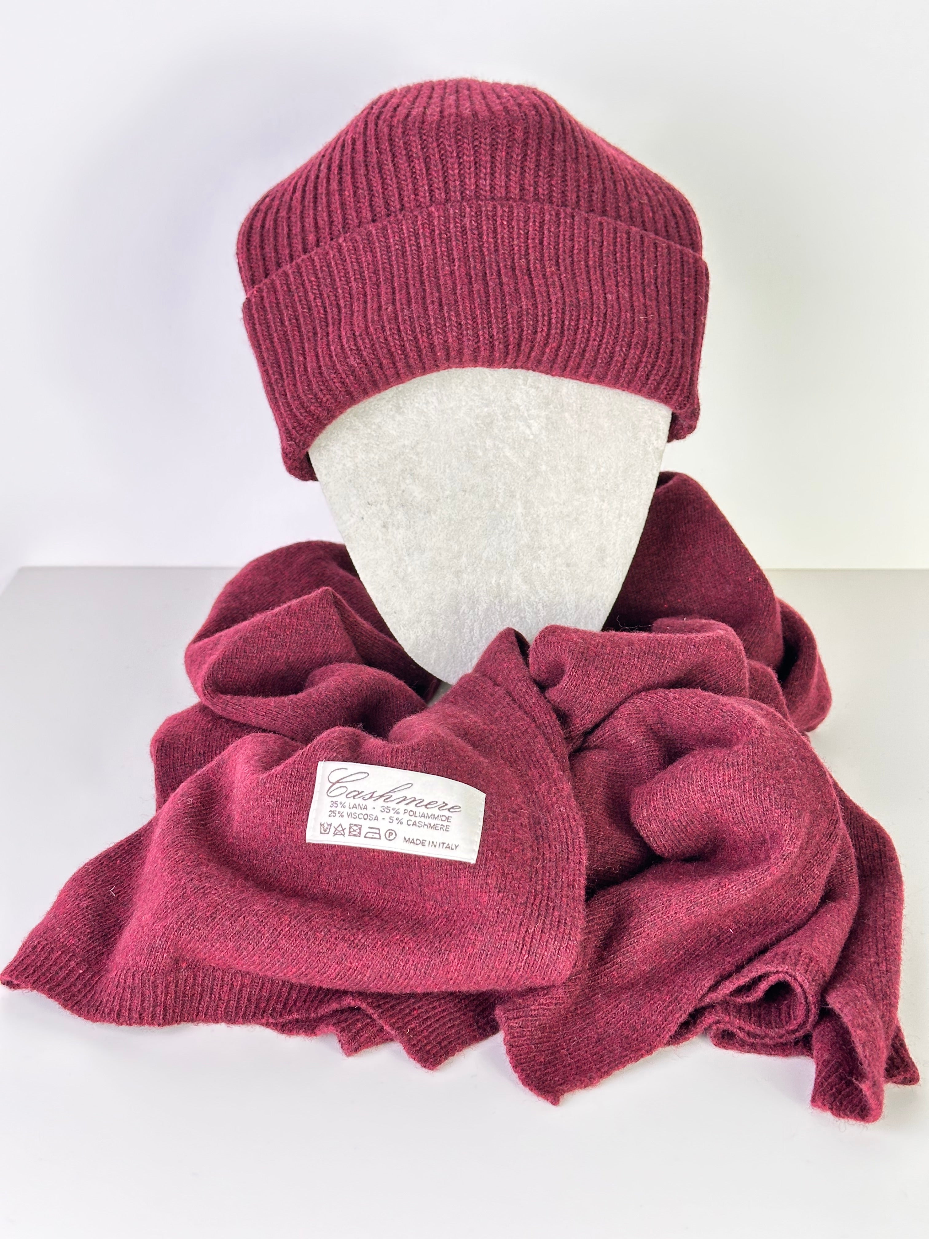 Berretta + Sciarpa Cashmere