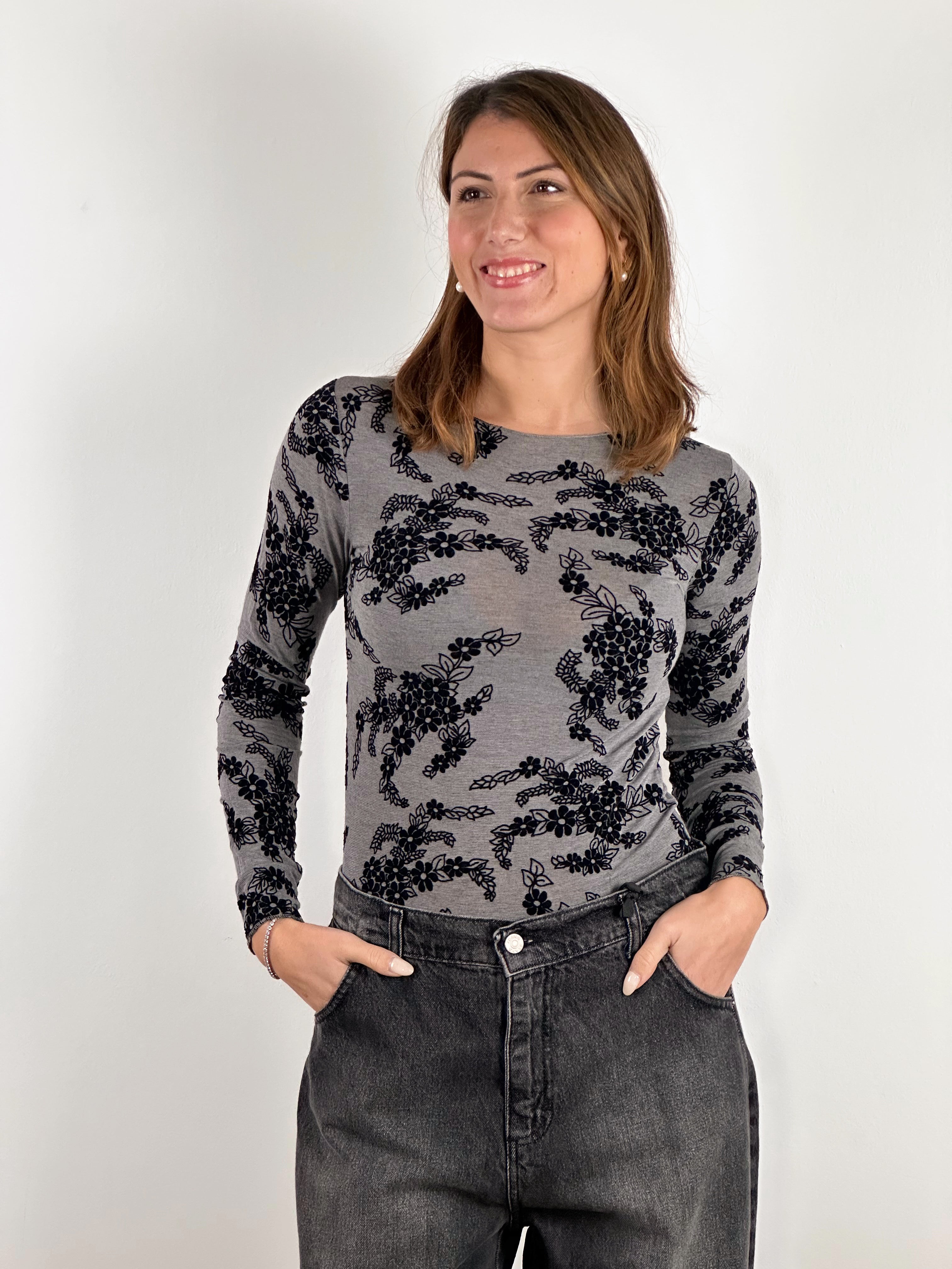 Maglia Cashmere Damasco