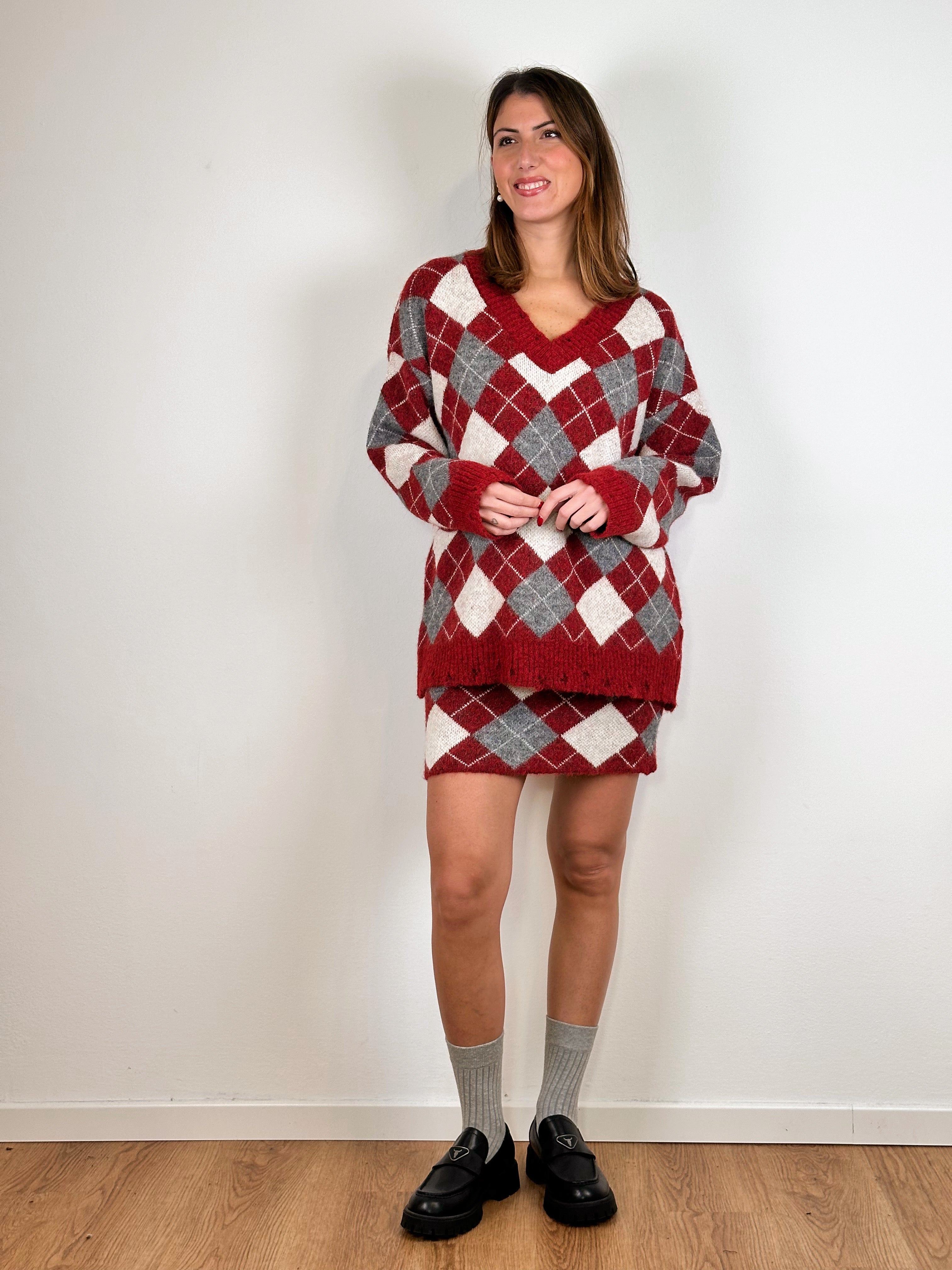 Coordinato Monique Tartan