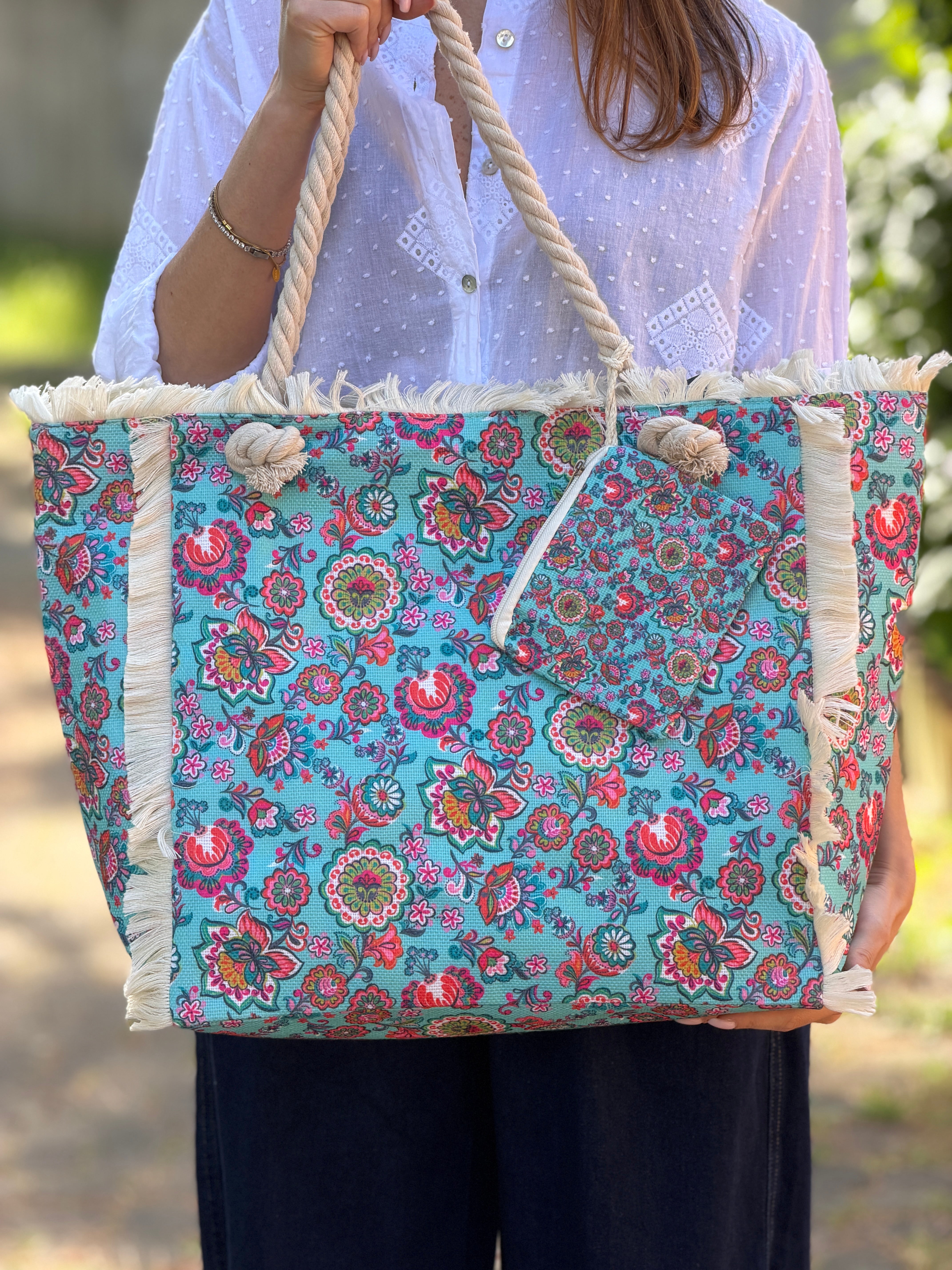 Borsa Beach Light Blu