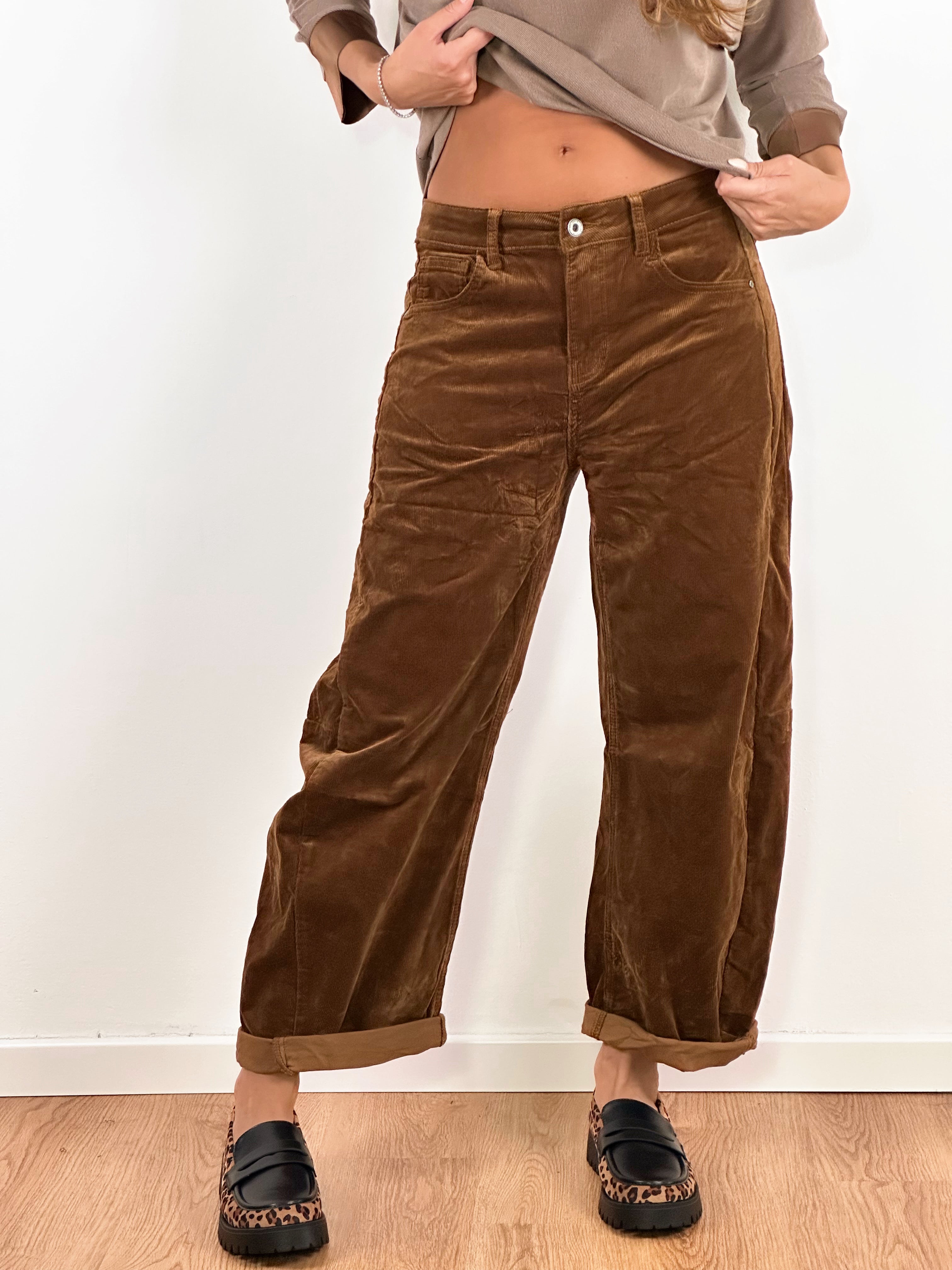 Pantalone Velluto Balloon
