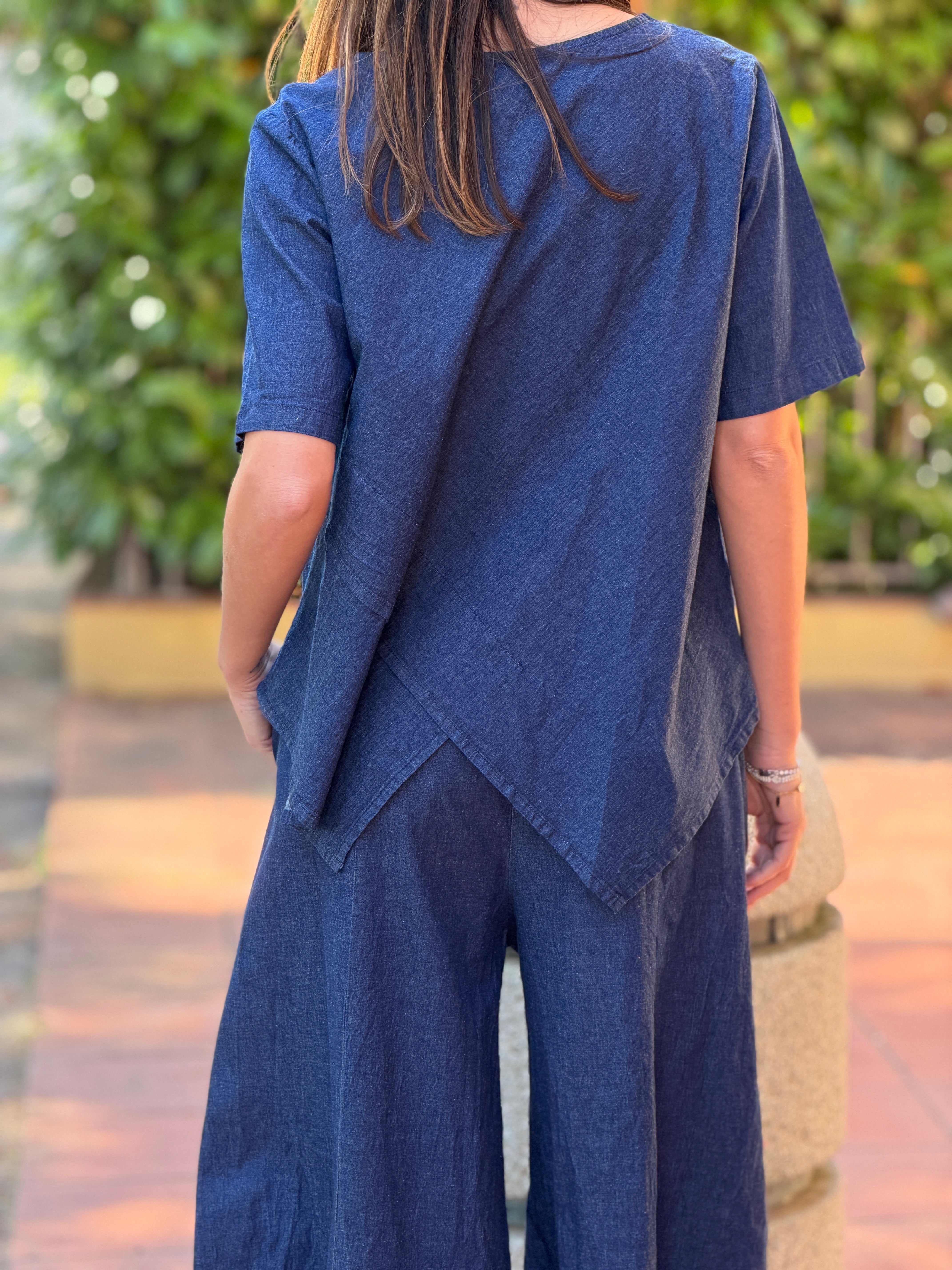 T-shirt Sun Chambray