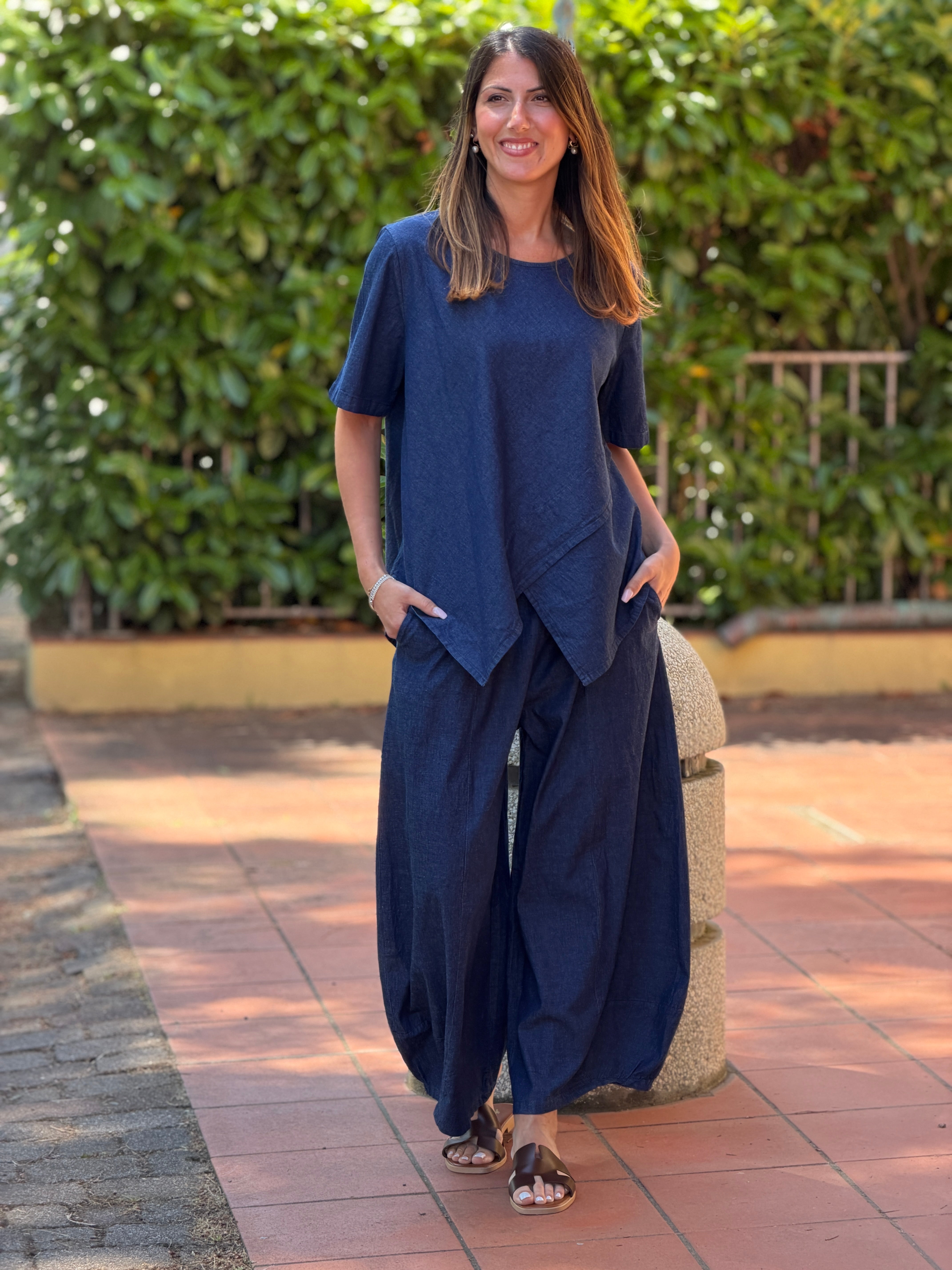 Pantalone Sun Chambray Balloon