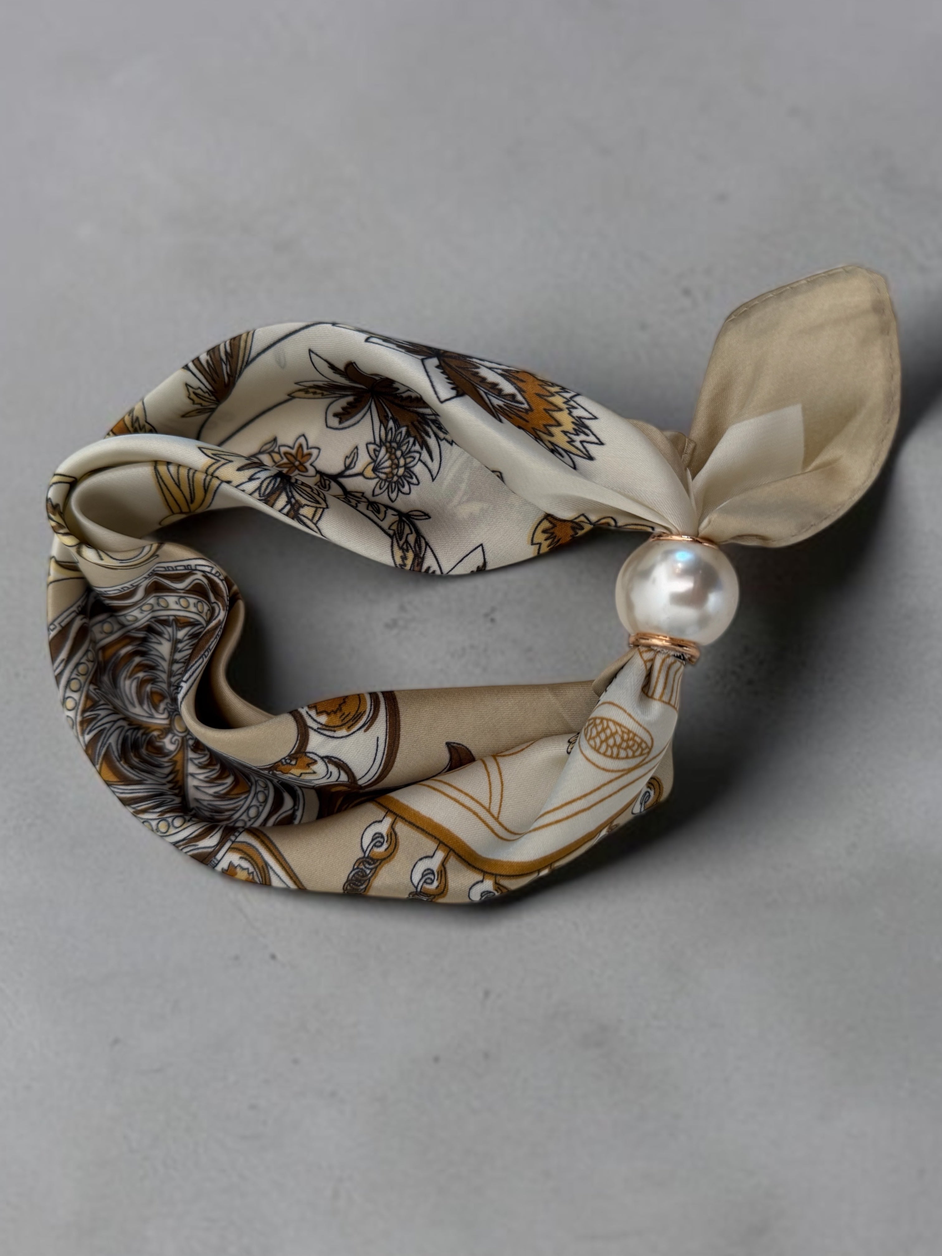 Girocollo Foulard a Clip
