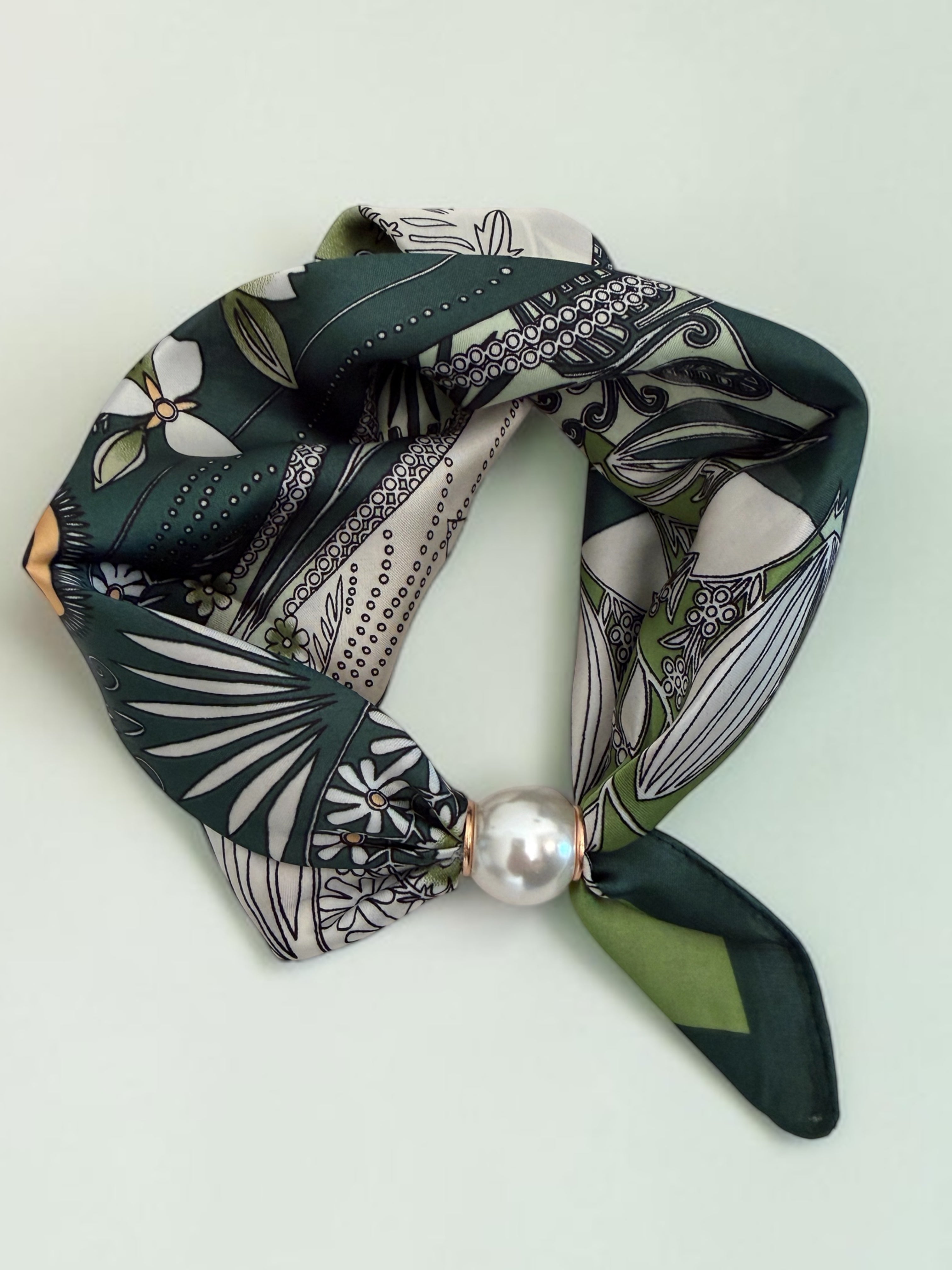 Girocollo Foulard a Clip